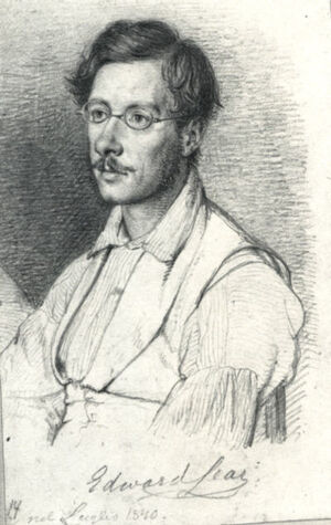 Edward Lear drawing