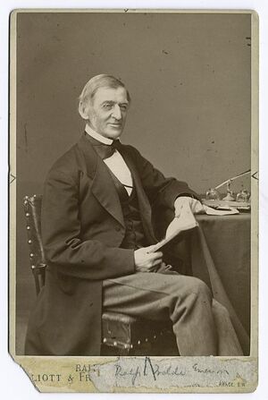 Emerson seated