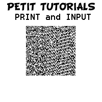 PRINT and INPUT