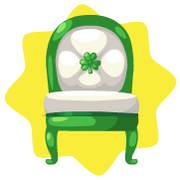 Emerald green chair