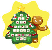 Holiday tree countdown
