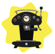 Noir espresso machine