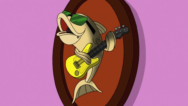 File:Singing trout on wall.jpg