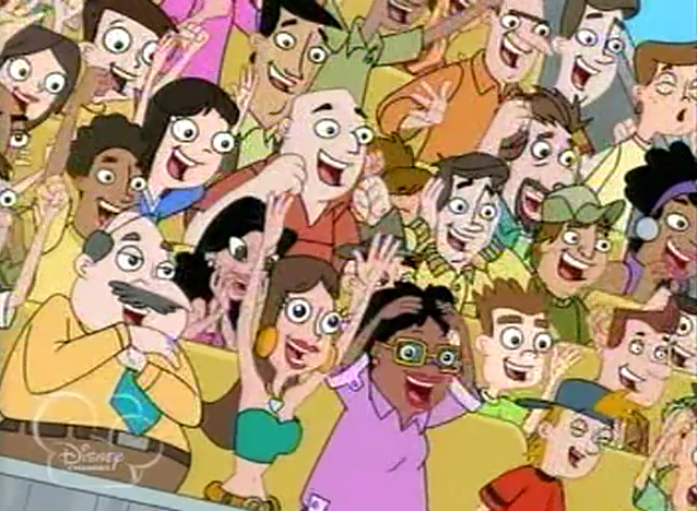 Image - 209a- cheering crowd 2.png | Phineas and Ferb Wiki | FANDOM