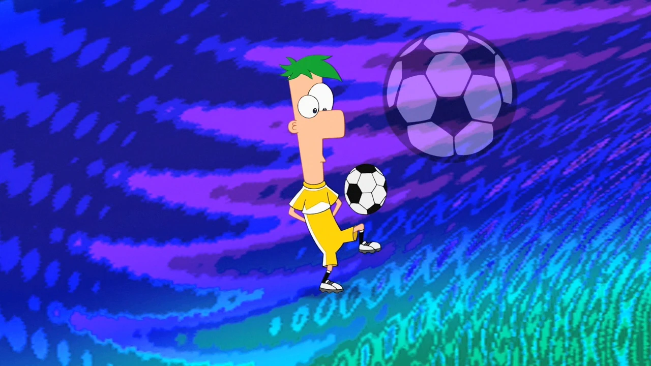 Image Ferb bounces a soccer ball.jpg Phineas and Ferb Wiki Fandom