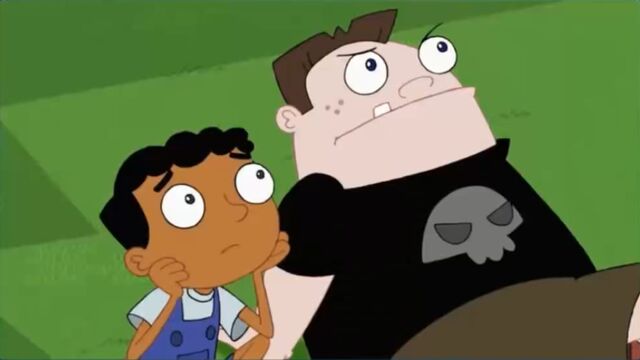 File:Baljeet and Buford waiting.jpg