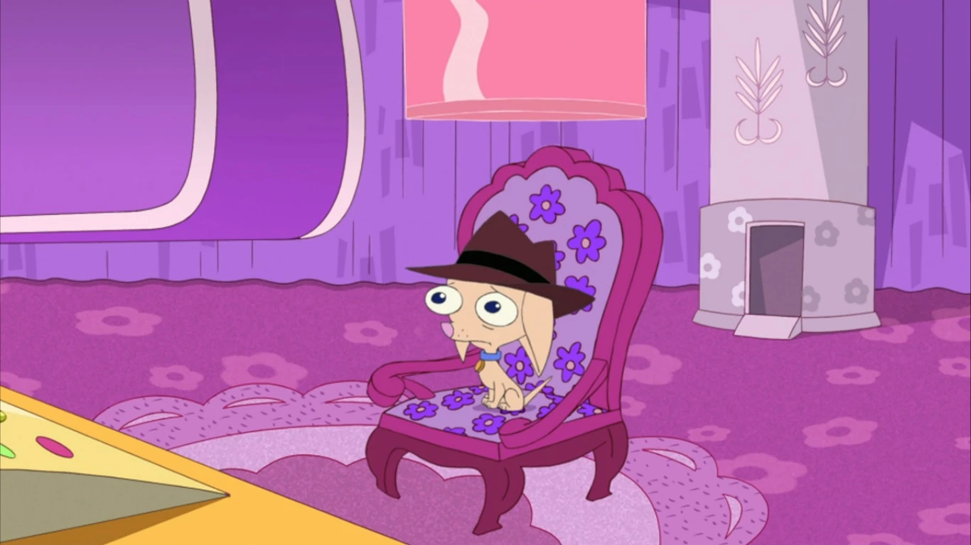 Image Agent Pinky sitting in chair.jpg Phineas and Ferb Wiki
