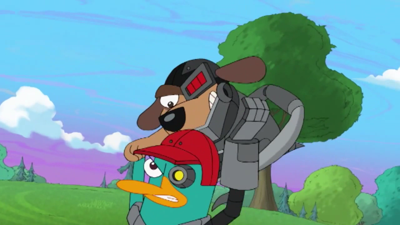 phineas and ferb robot dog