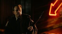 Hague with Mossberg 500 Bantam