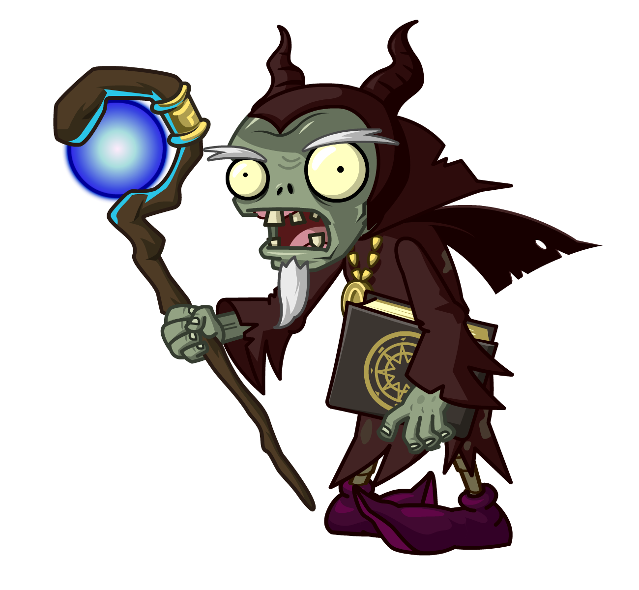 Image - HD Dark Wizard Zombie.png | Plants vs. Zombies Wiki | FANDOM ...