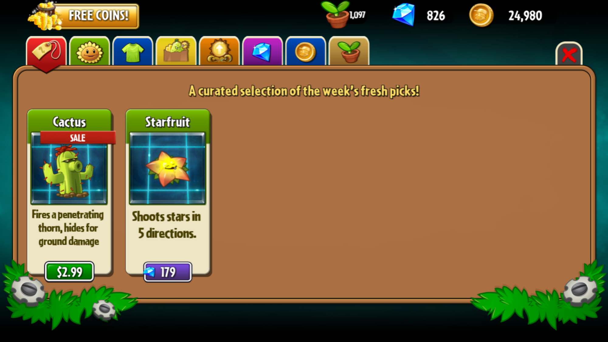 Image - StarfruitGems.png | Plants vs. Zombies Wiki | FANDOM powered by