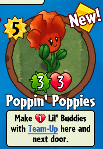 File:The player obtaining Poppin' Poppies from a Premium Pack.png