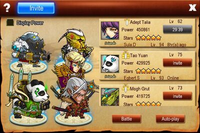 Battle Formation - Friend Recruitment
