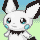 Cara de Pichu blanco