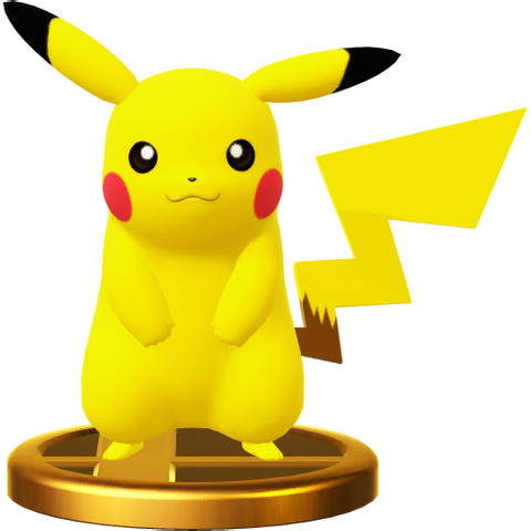 File:Pikachu trophy SSBWU.png