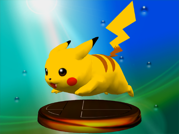 File:Pikachu (Smash) trophy SSBM.png