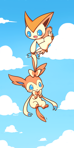 File:Ninfia and victini.png