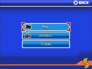 Pokemon oz pokegear menu