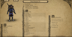 King Gregory Stats