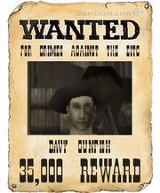 Davy Gunfish Wanted