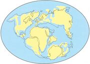 Early cretaceous map