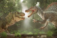 Tyrannosaurus rex vs Spinosaurus