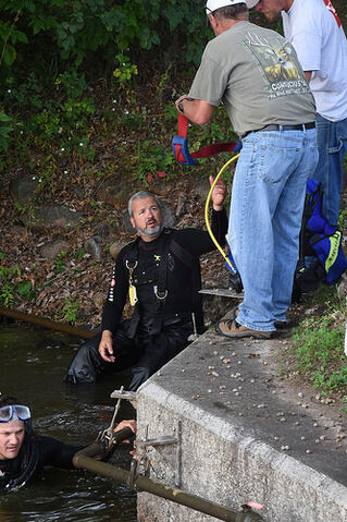 File:Sandy Lake Dam dive inspection.jpg