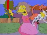 Mad old bag-lady