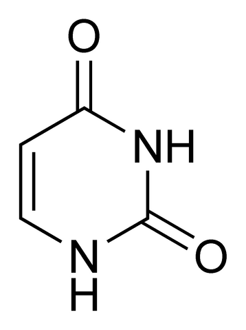 File:Uracil chemical structure.png