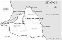 Orange mapa nacional