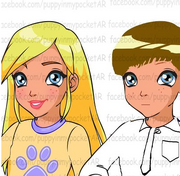 Kate and mike (her older brother
