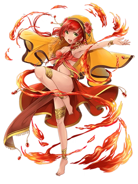 Image - Amelia (Fire Dancer) transparent.png | Quiz RPG: The World of