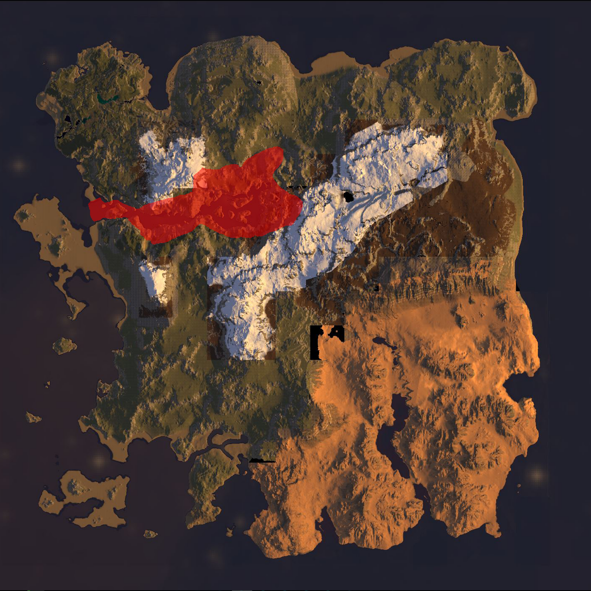 Image Rag 2k biome central valley.png Ragnarok ARKSurvival Evolved Map Wiki FANDOM