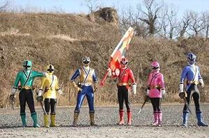 The Shinkengers (costumed)
