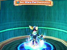 Warp pad in action