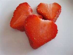 Strawberry hearts