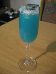 Cocktail blue magarita