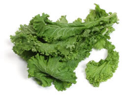 Curly mustard greens