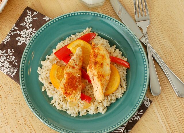 File:Sweet-and-spicy-chicken-over-rice-above-w-name.jpg