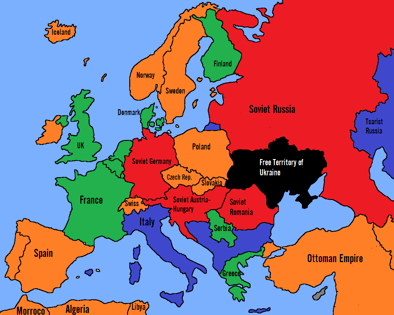 Image - Europe 1919 under TOL.png | Relatoralonge Wiki | FANDOM powered