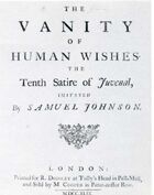 Vanity of Human Wishes