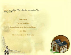 Rk menu university main
