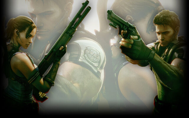 File:Resident Evil 5 Biohazard 5 Background Guns Out.jpg