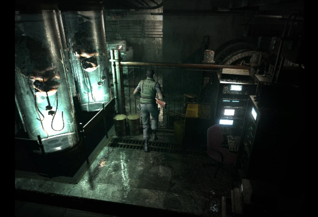 Image CAPSULE tank room (1).jpg Resident Evil Wiki FANDOM powered