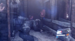 Leon siendo aturdido por un Shrieker