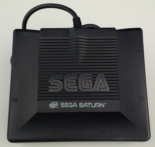 File:Sega Saturn Multi-Tap multiplayer adapter top angle.jpg