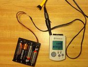Vmu powered by 4 AA batteries