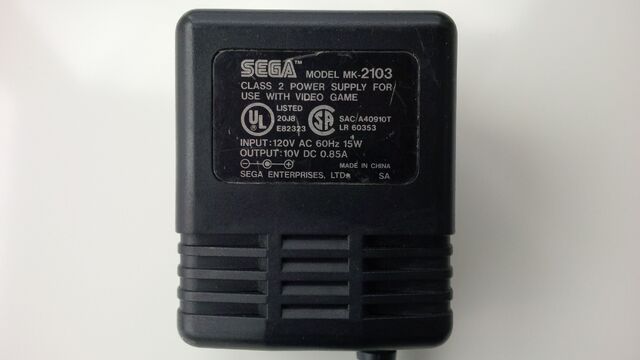 File:Sega Genesis model 2 MK-2103 10V power supply 01.jpg
