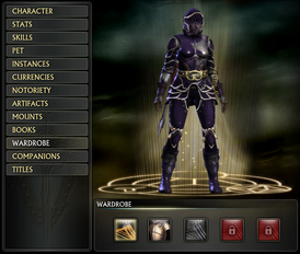 Wardrobe Tab