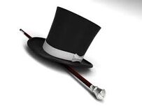 Eric's hat and stick